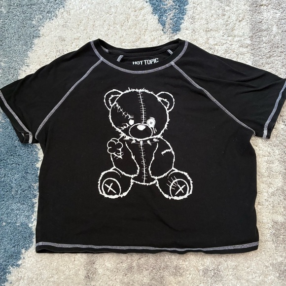 Hot Topic Tops - Damaged Teddy Bear Top